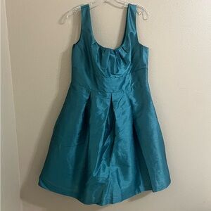 Alfred Sung Blue A-Line Mini Dress